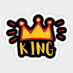 graffiti King Basquiat Sticker